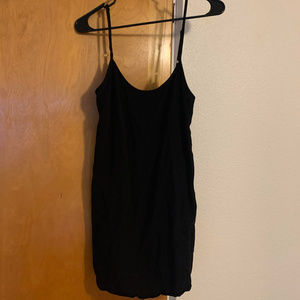 American Apparel Slip Dress Black